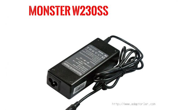Laptop Adaptörü  Monster  W230ss 